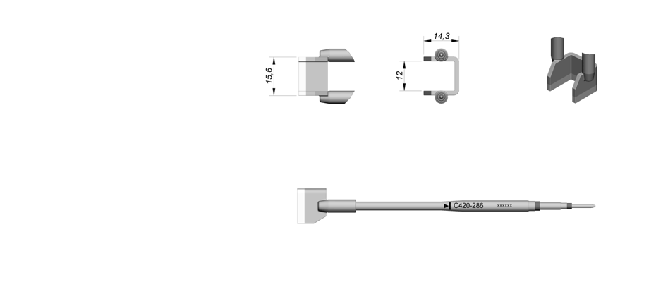 C420286 - Cartridge for HT420 tweezers